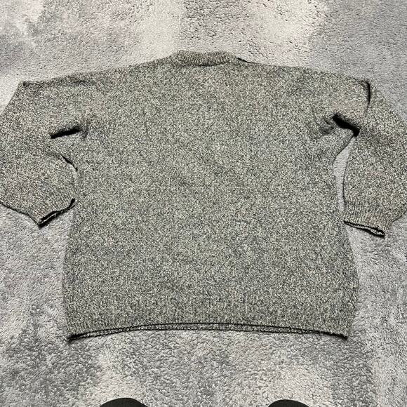 James McCallum Shetland Sweater Mens XL Hray Fair Isle Made In Italy *flaw - Picture 4 of 8